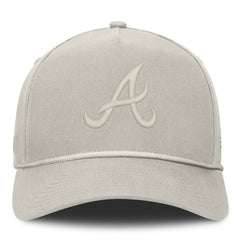 Atlanta Braves Undertone A-Frame Adjustable Hat - Stone