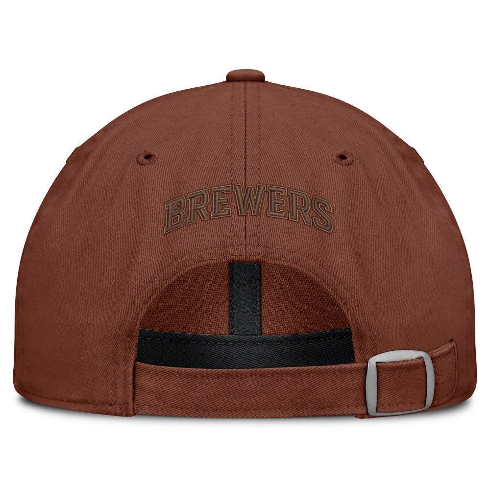 Milwaukee Brewers Tinge Adjustable Hat - Brown