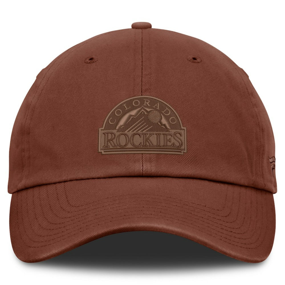 Colorado Rockies Tinge Adjustable Hat - Brown