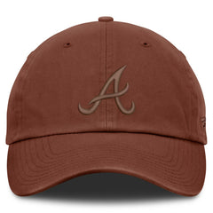 Atlanta Braves Tinge Adjustable Hat - Brown