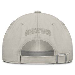 Milwaukee Brewers Tinge Adjustable Hat - Stone
