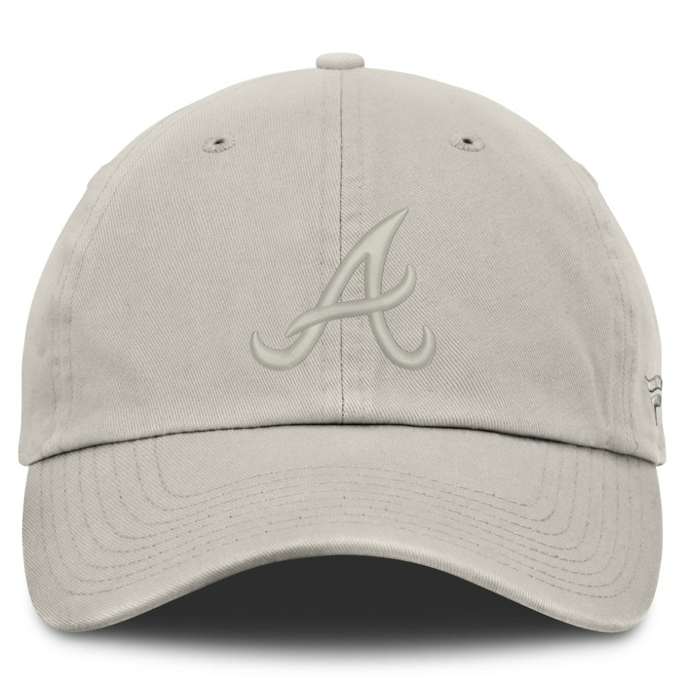 Atlanta Braves Tinge Adjustable Hat - Stone