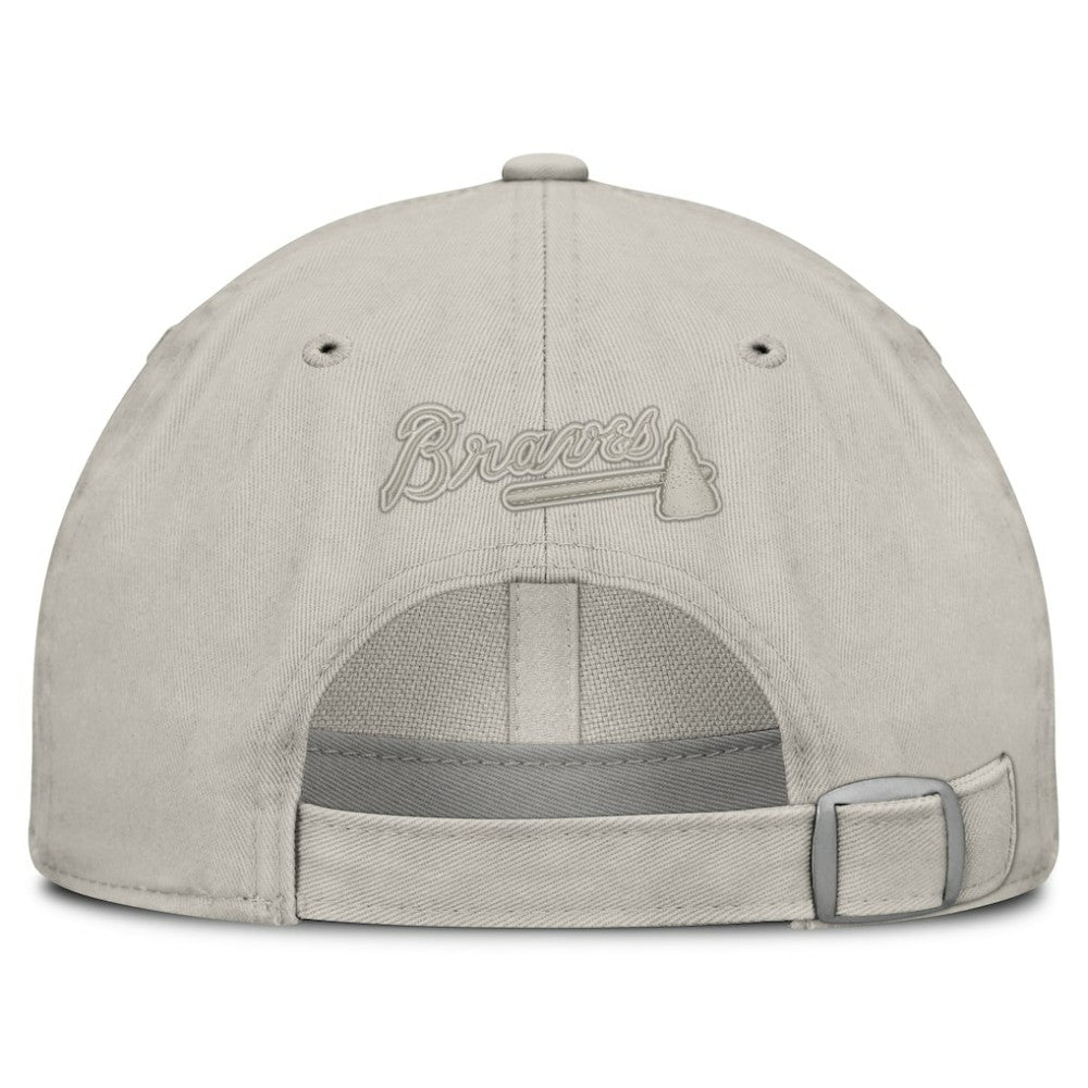 Atlanta Braves Tinge Adjustable Hat - Stone