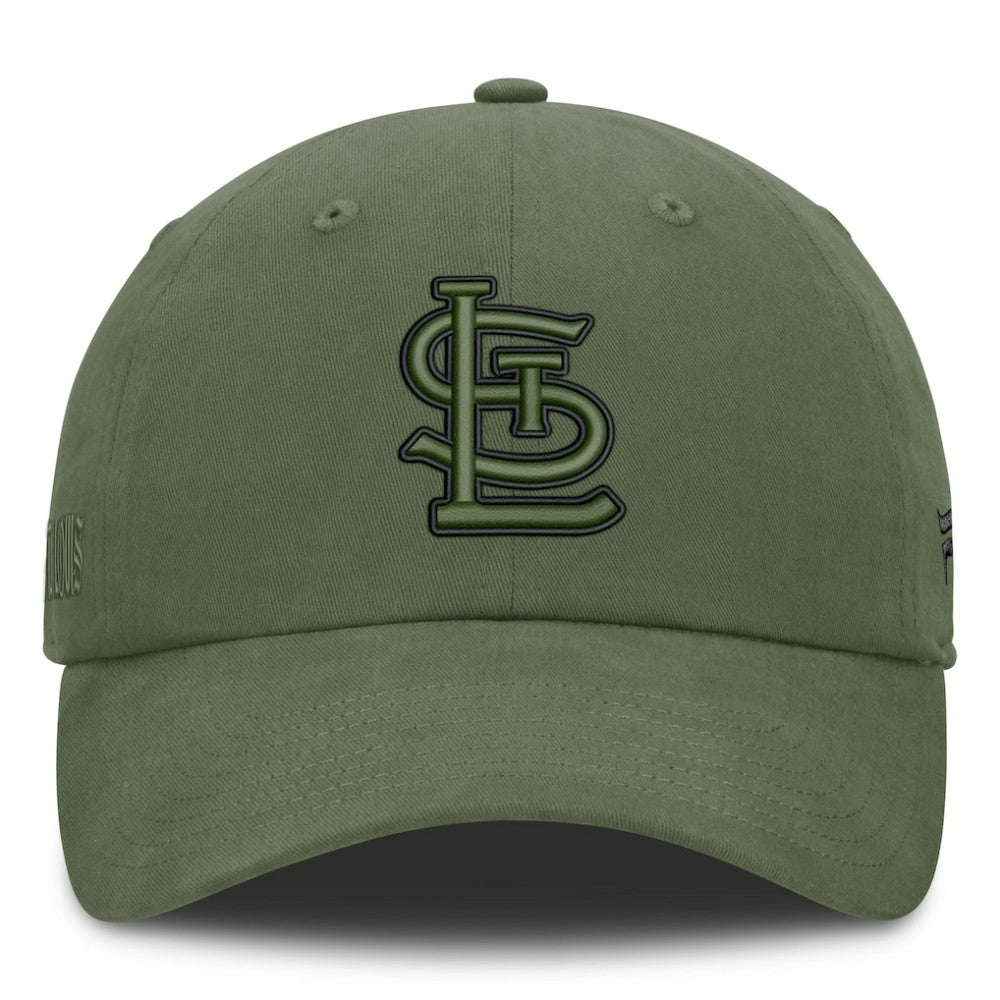 St. Louis Cardinals Pine Rider Adjustable Hat - Olive