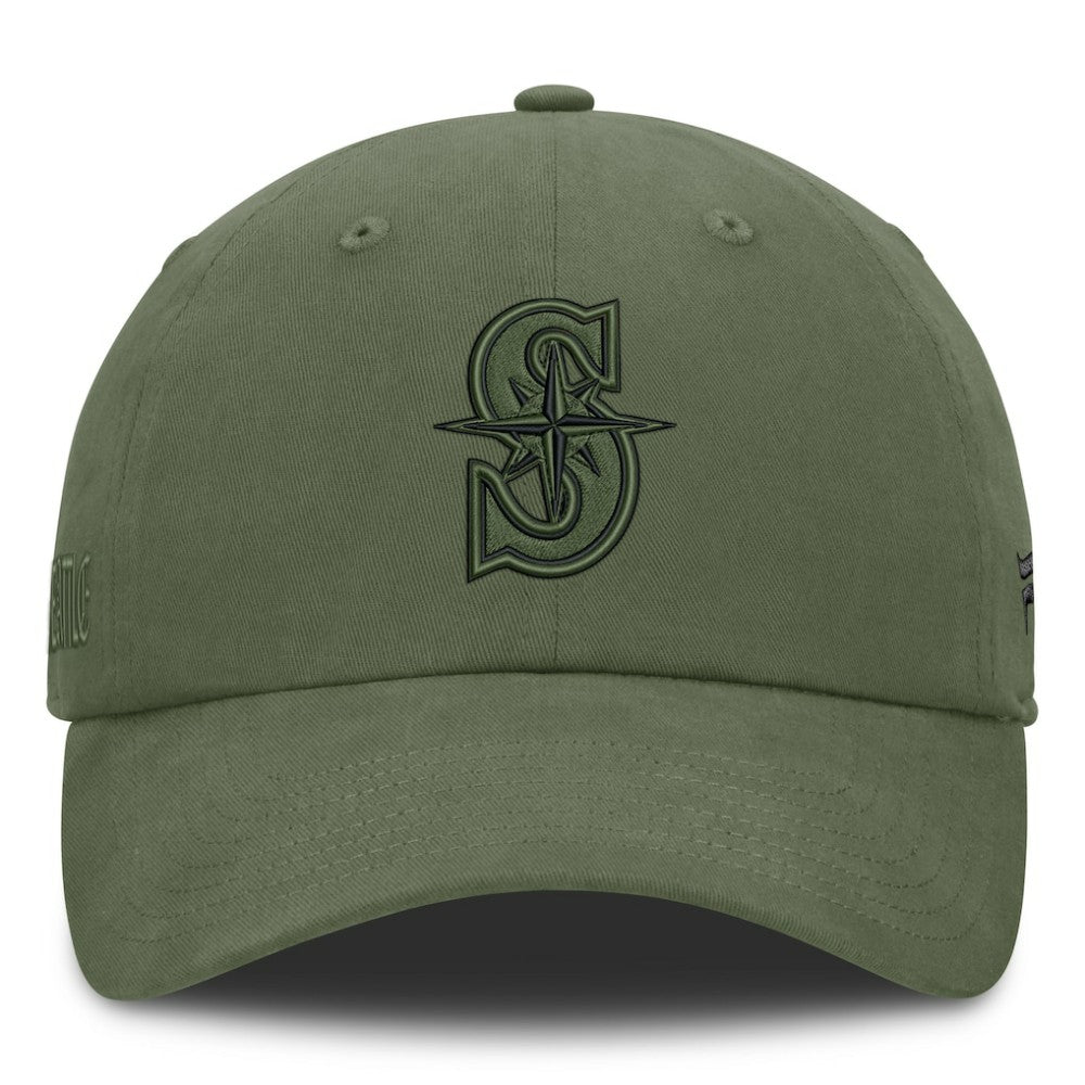 Seattle Mariners Pine Rider Adjustable Hat - Olive