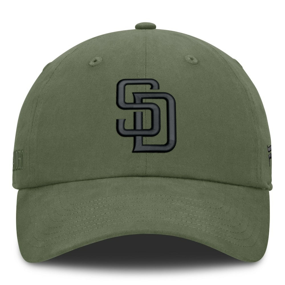 San Diego Padres Pine Rider Adjustable Hat - Olive