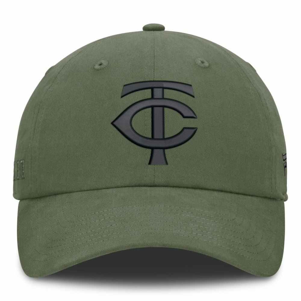 Minnesota Twins Pine Rider Adjustable Hat - Olive