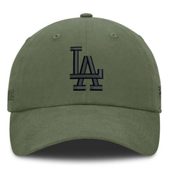 Los Angeles Dodgers Pine Rider Adjustable Hat - Olive