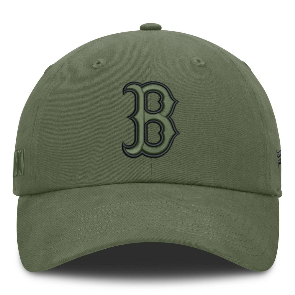 Boston Red Sox Pine Rider Adjustable Hat - Olive