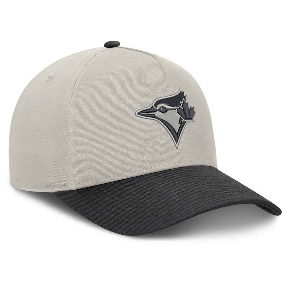 Toronto Blue Jays Wonder A-Frame Adjustable Hat - Stone/Graphite
