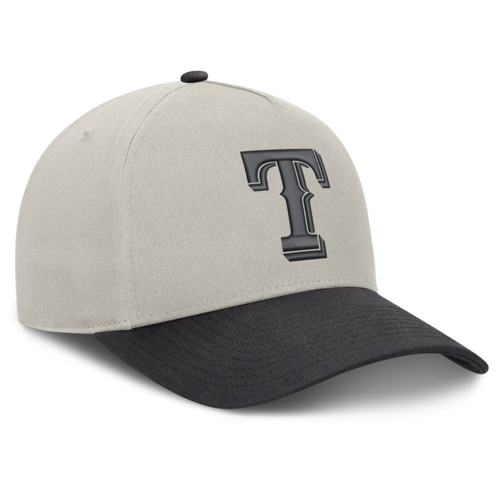 Texas Rangers Wonder A-Frame Adjustable Hat - Stone/Graphite