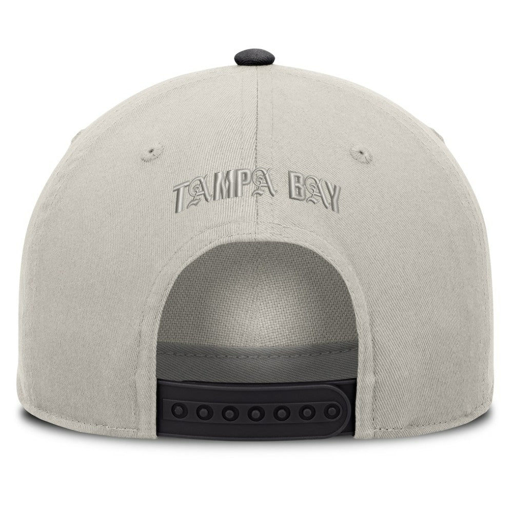 Tampa Bay Rays Wonder A-Frame Adjustable Hat - Stone/Graphite
