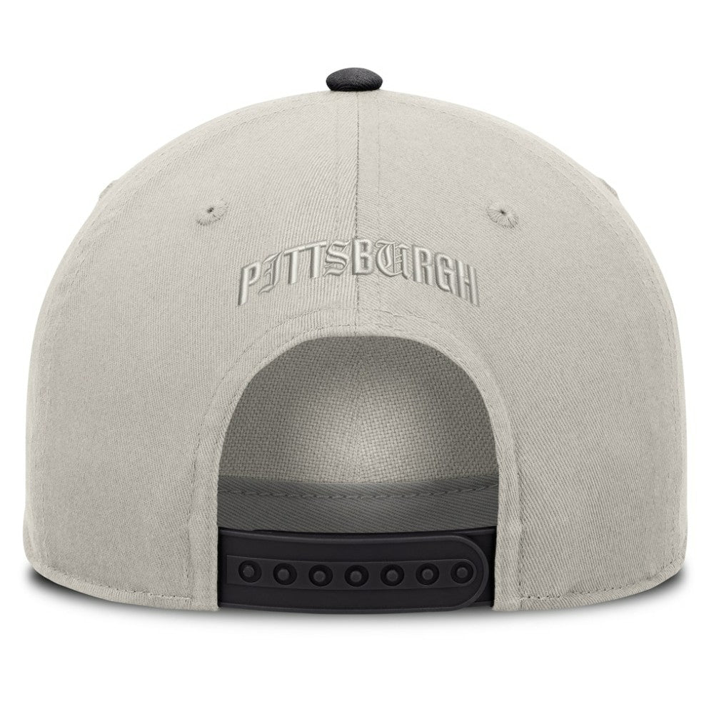 Pittsburgh Pirates Wonder A-Frame Adjustable Hat - Stone/Graphite