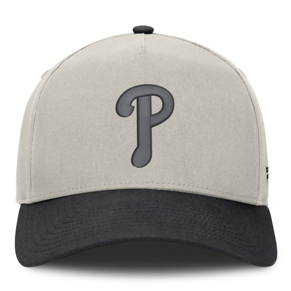 Philadelphia Phillies Wonder A-Frame Adjustable Hat - Stone/Graphite