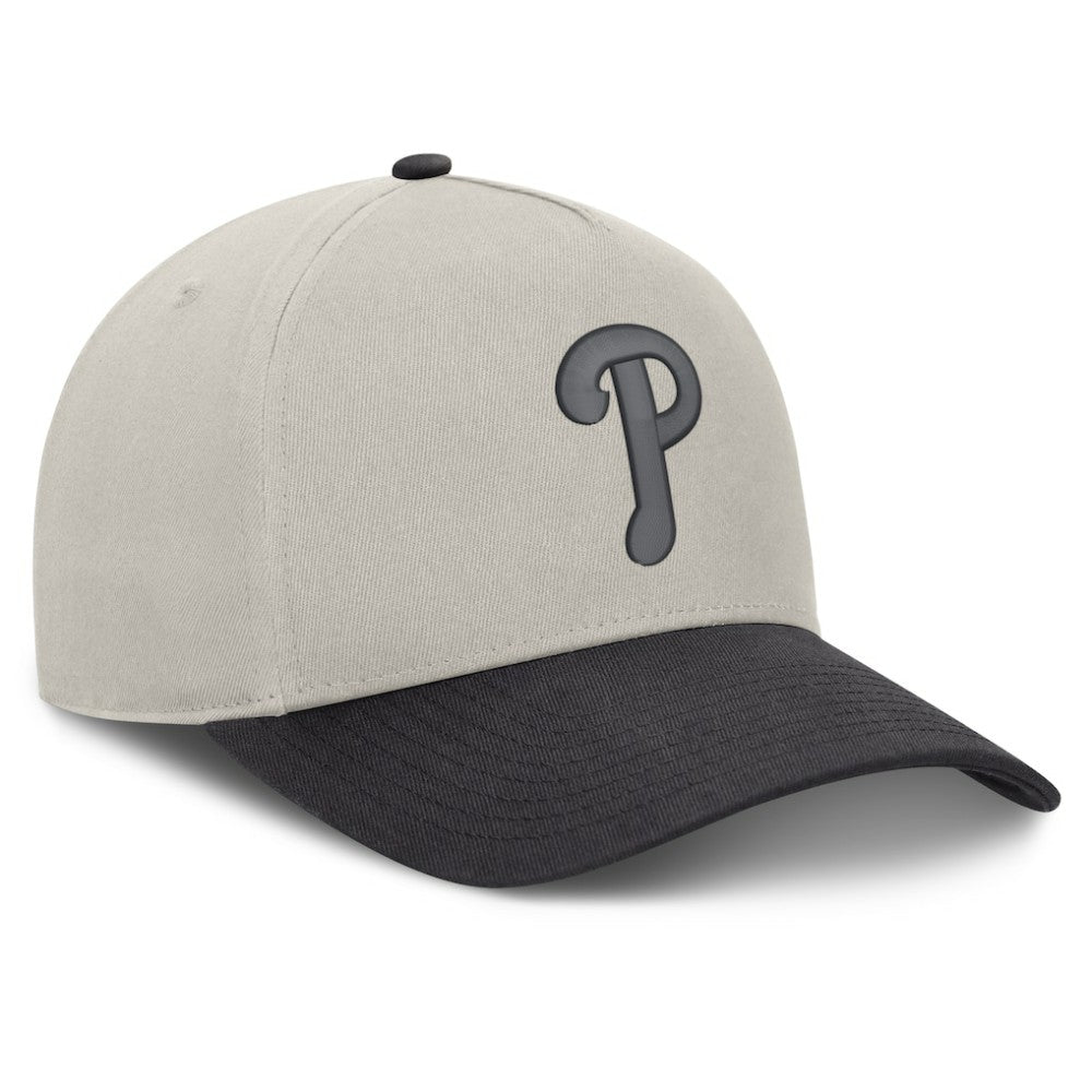 Philadelphia Phillies Wonder A-Frame Adjustable Hat - Stone/Graphite