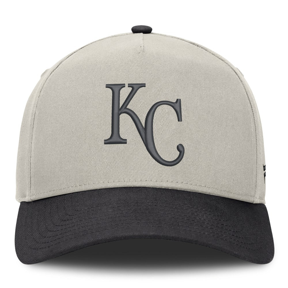 Kansas City Royals Wonder A-Frame Adjustable Hat - Stone/Graphite