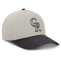 Colorado Rockies Wonder A-Frame Adjustable Hat - Stone/Graphite