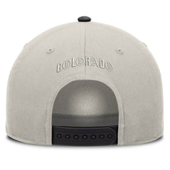 Colorado Rockies Wonder A-Frame Adjustable Hat - Stone/Graphite