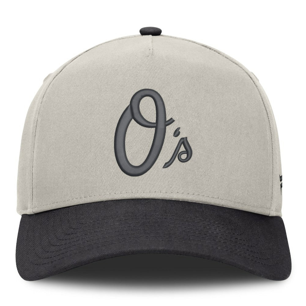 Baltimore Orioles Wonder A-Frame Adjustable Hat - Stone/Graphite