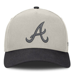 Atlanta Braves Wonder A-Frame Adjustable Hat - Stone/Graphite
