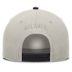 Atlanta Braves Wonder A-Frame Adjustable Hat - Stone/Graphite