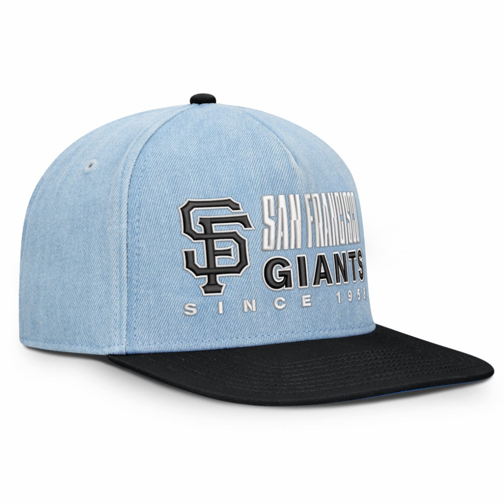 San Francisco Giants Twinbill Snapback Hat - Denim