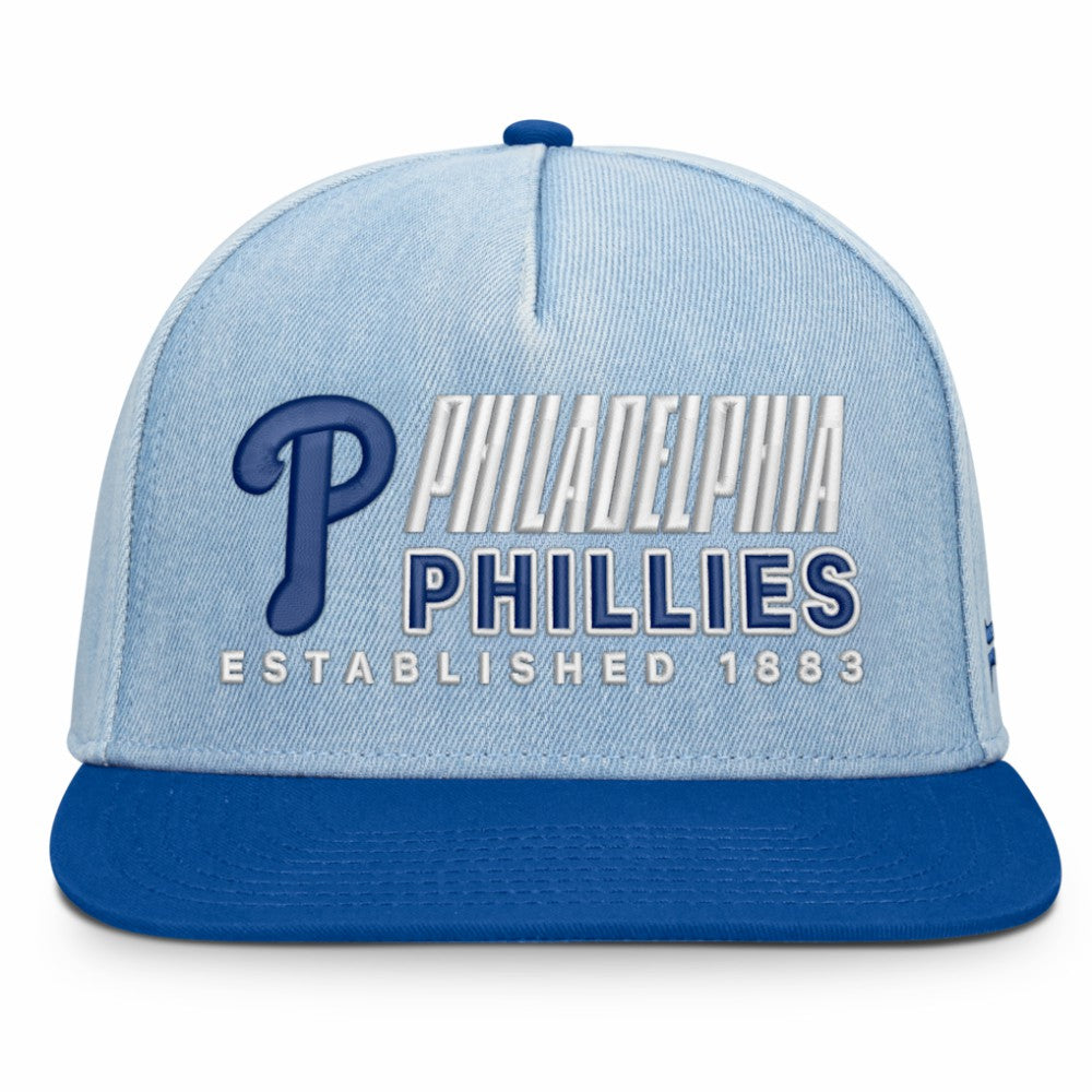 Philadelphia Phillies Twinbill Snapback Hat - Denim
