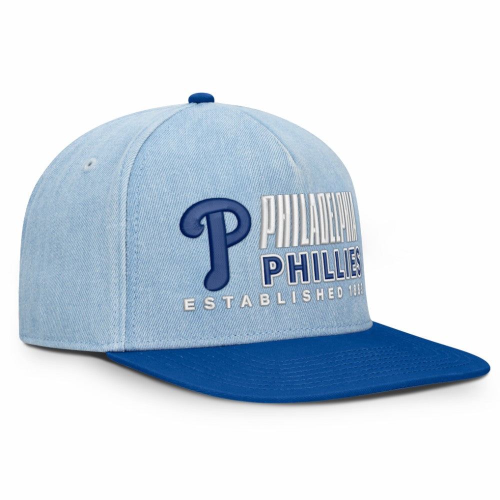 Philadelphia Phillies Twinbill Snapback Hat - Denim