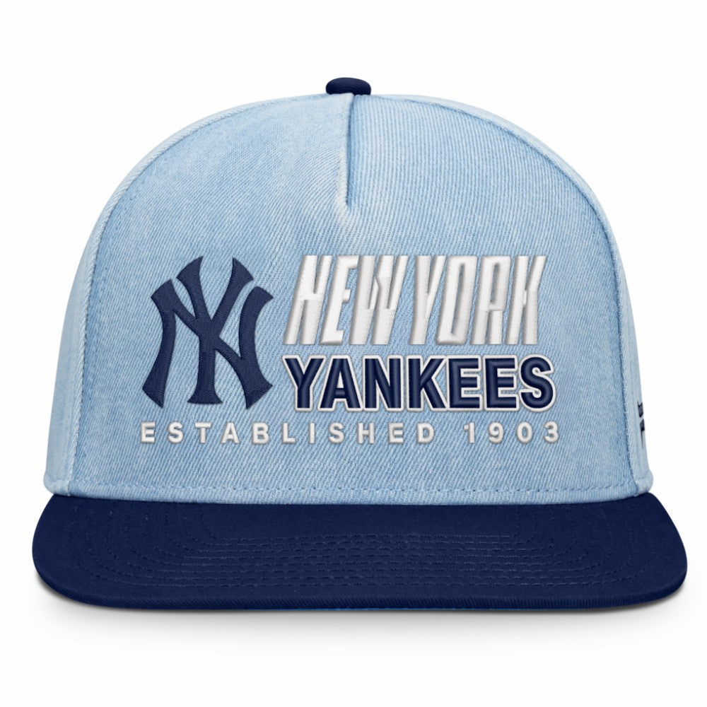 New York Yankees Twinbill Snapback Hat - Denim