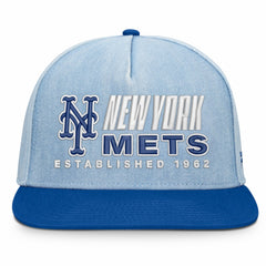 New York Mets Twinbill Snapback Hat - Denim