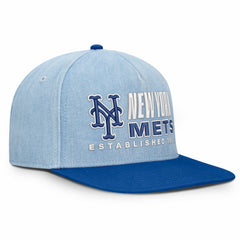 New York Mets Twinbill Snapback Hat - Denim