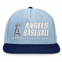 Los Angeles Angels Twinbill Snapback Hat - Denim