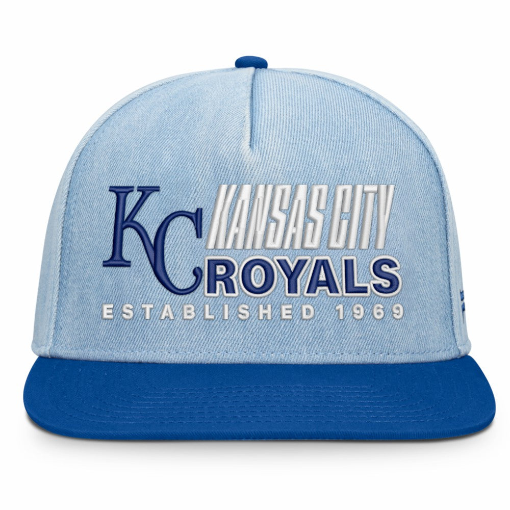 Kansas City Royals Twinbill Snapback Hat - Denim