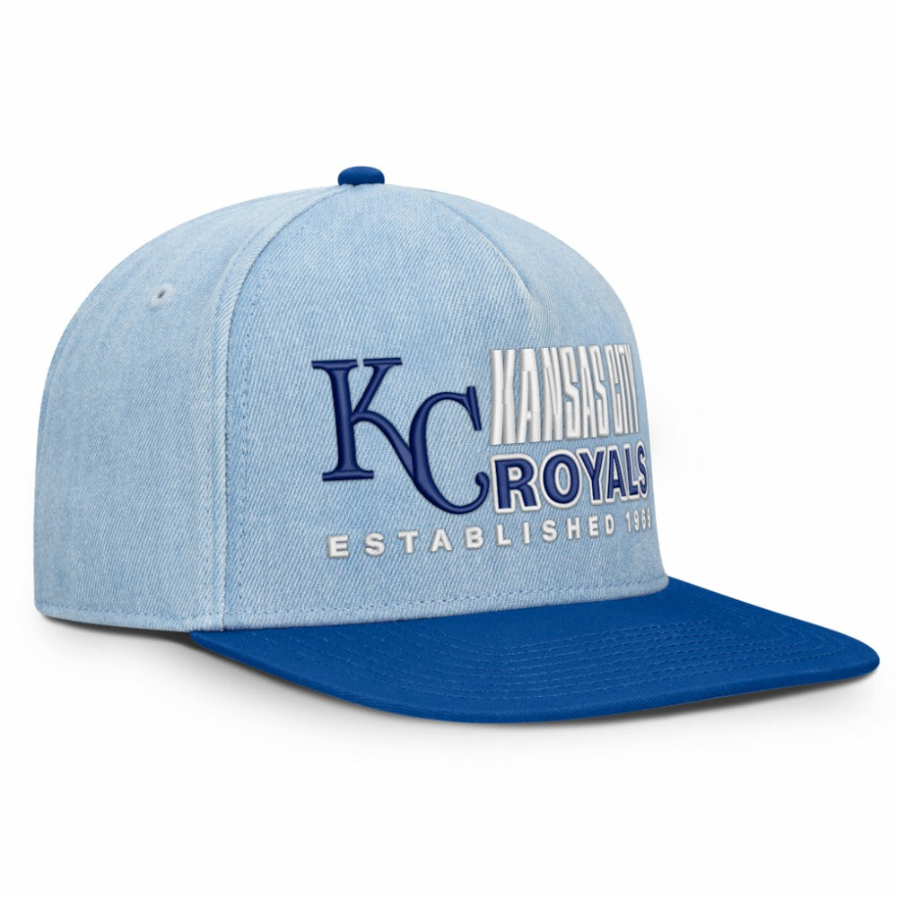 Kansas City Royals Twinbill Snapback Hat - Denim