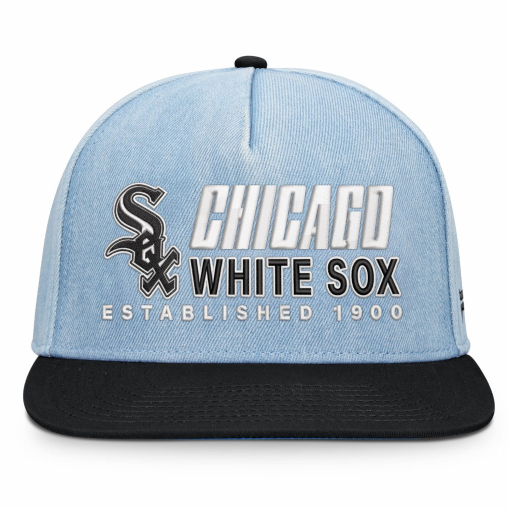 Chicago White Sox Twinbill Snapback Hat - Denim