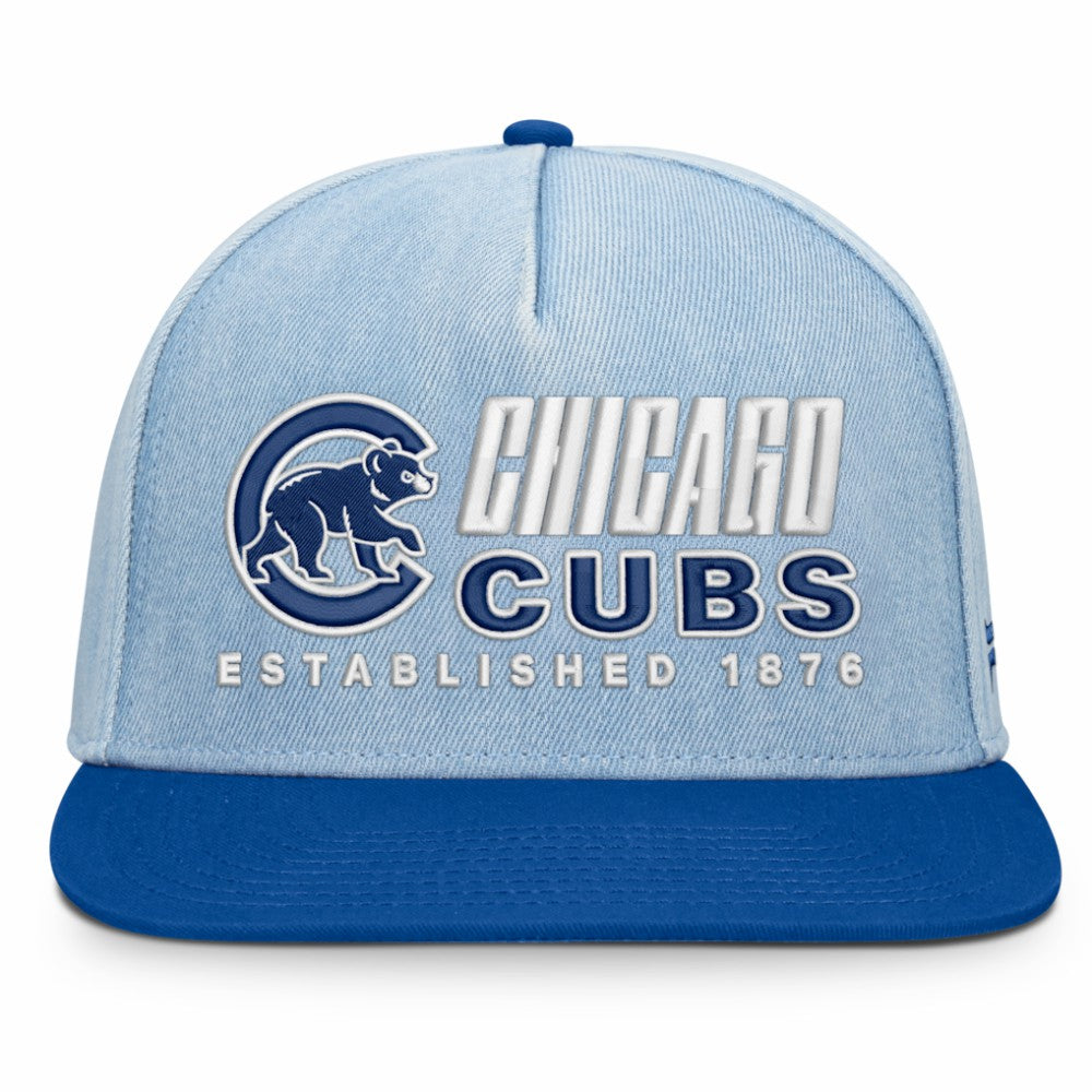 Chicago Cubs Twinbill Snapback Hat - Denim
