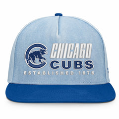 Chicago Cubs Twinbill Snapback Hat - Denim