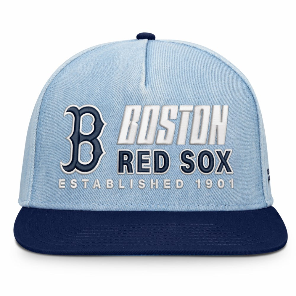 Boston Red Sox Twinbill Snapback Hat - Denim