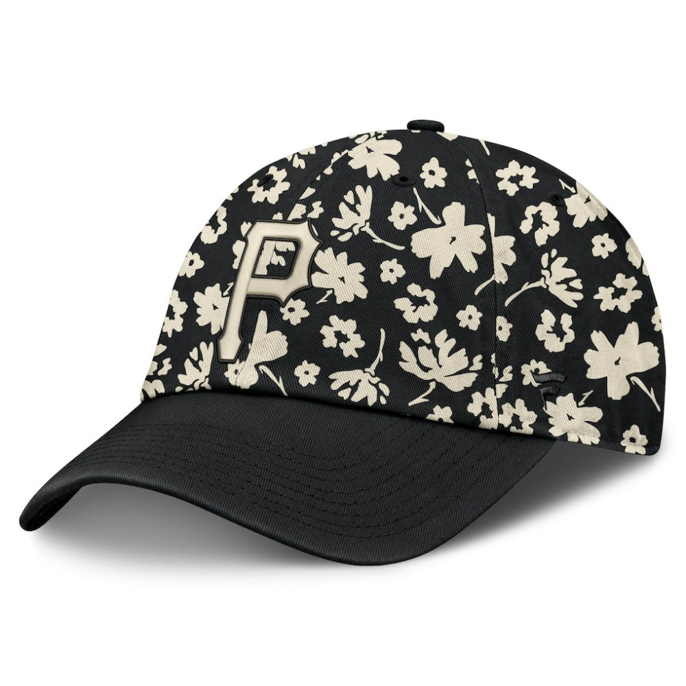 Pittsburgh Pirates Women's Blossom Adjustable Hat - Black