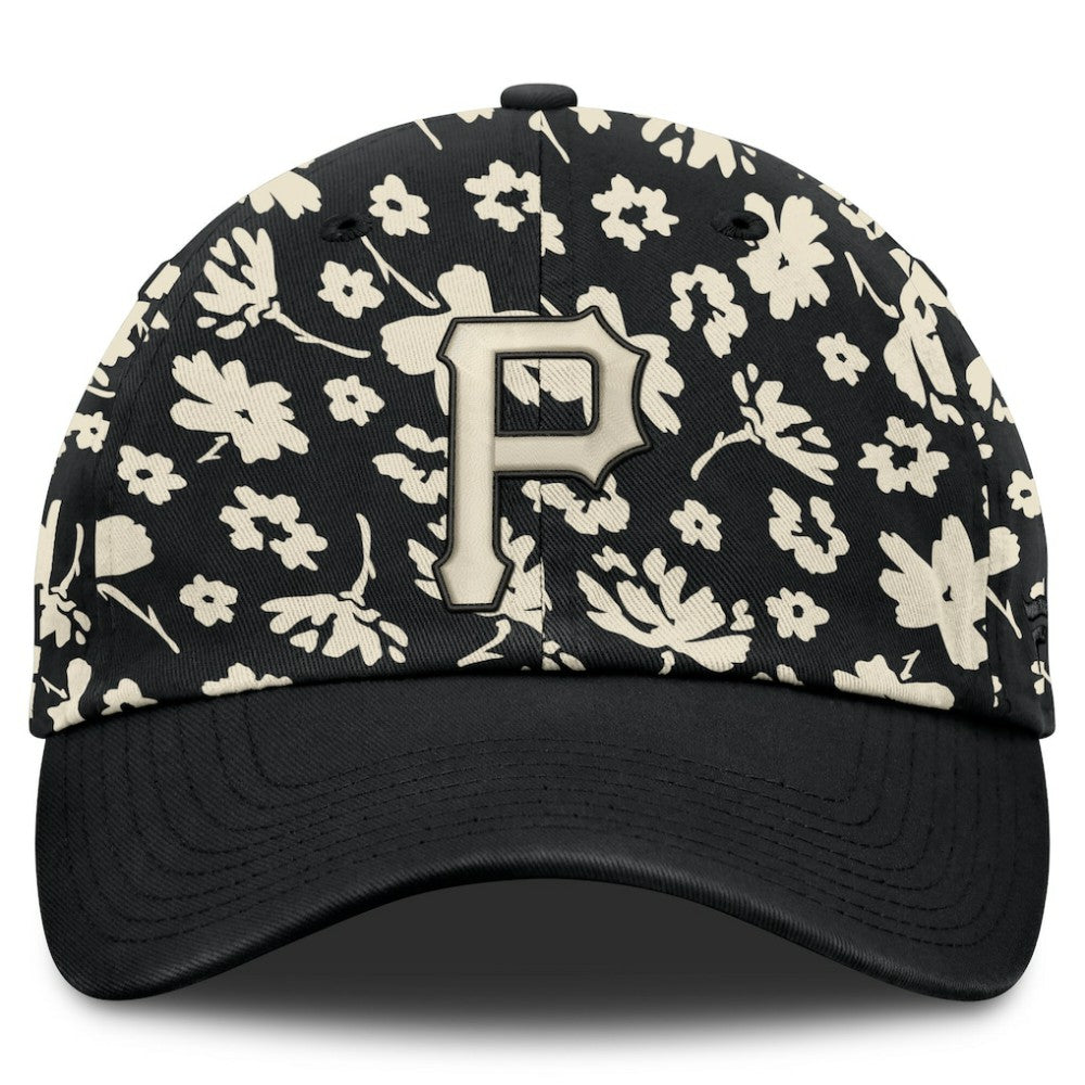 Pittsburgh Pirates Women's Blossom Adjustable Hat - Black