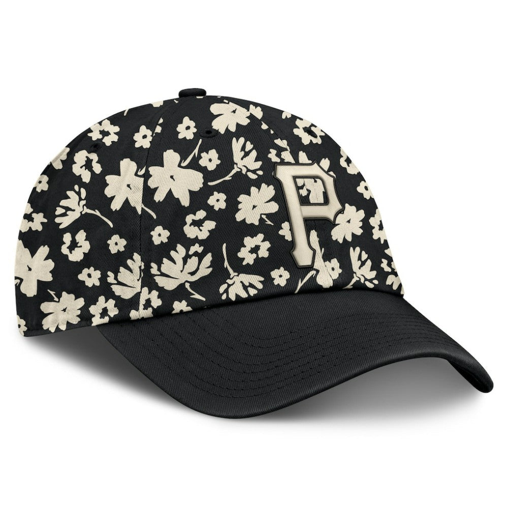 Pittsburgh Pirates Women's Blossom Adjustable Hat - Black