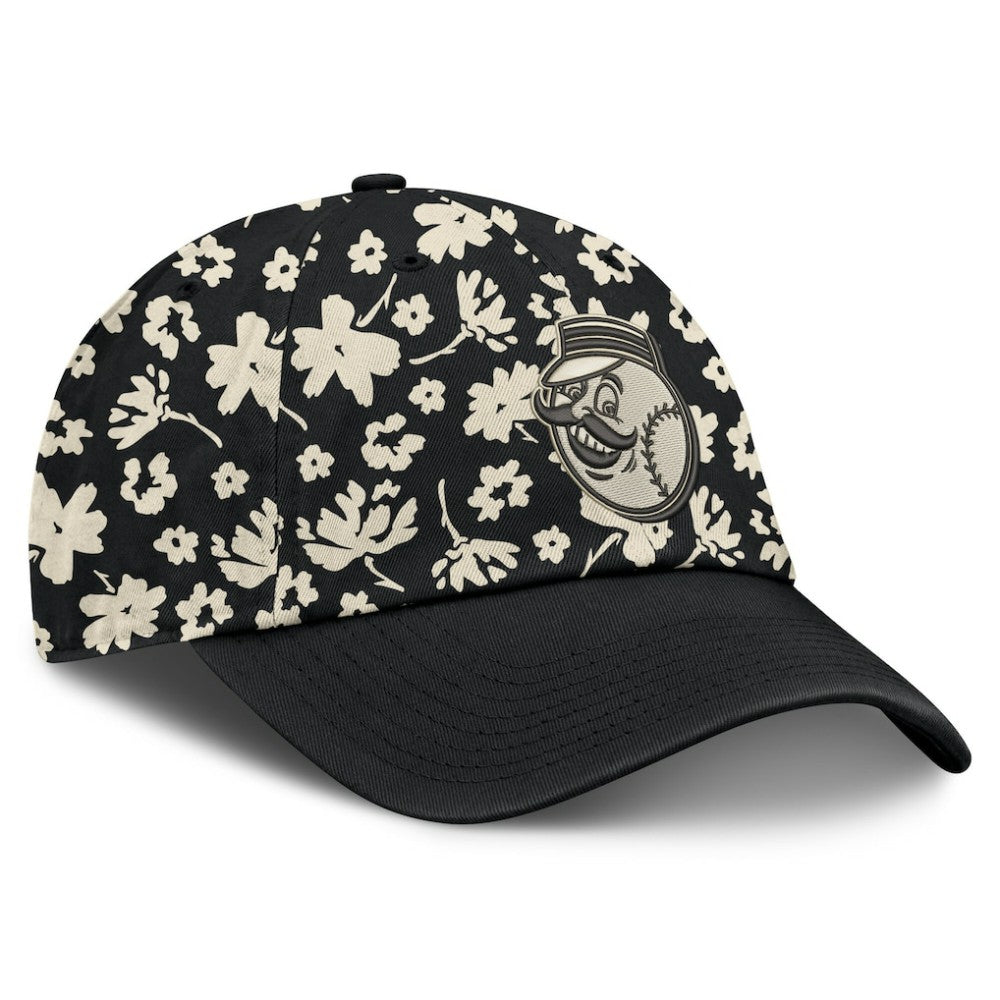 Cincinnati Reds Women's Blossom Adjustable Hat - Black