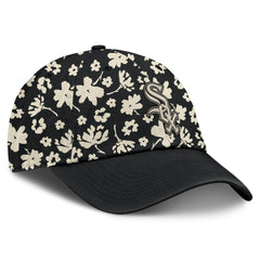 Chicago White Sox Women's Blossom Adjustable Hat - Black