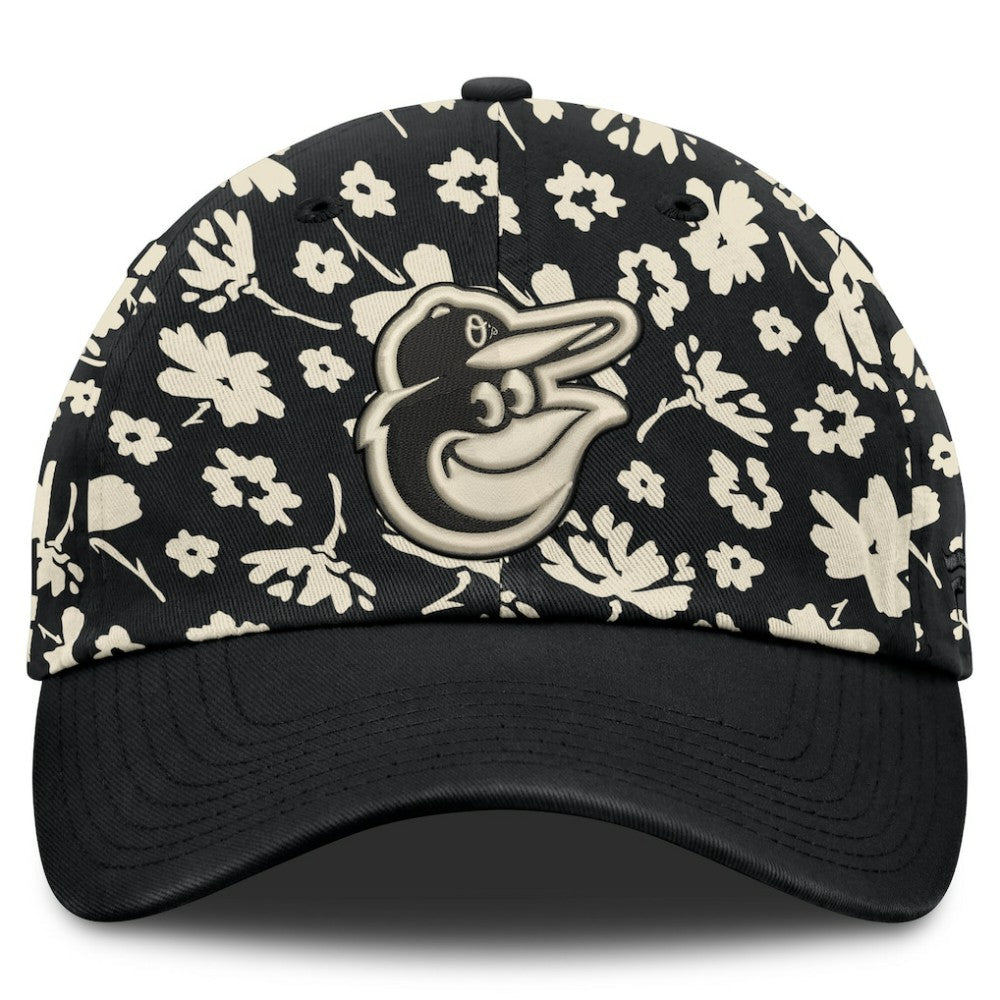 Baltimore Orioles Women's Blossom Adjustable Hat - Black