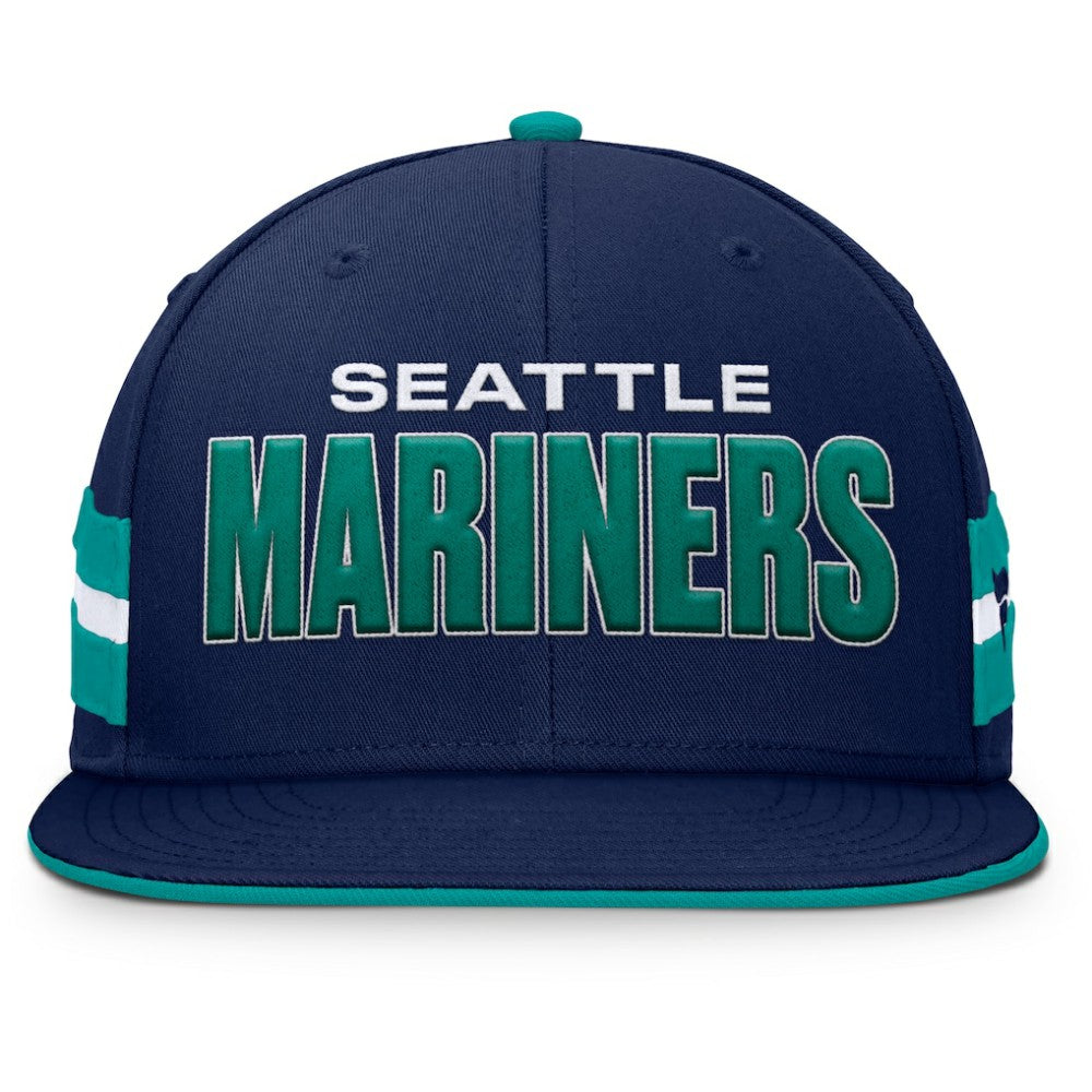 Seattle Mariners Pick Off Fitted Hat - Navy