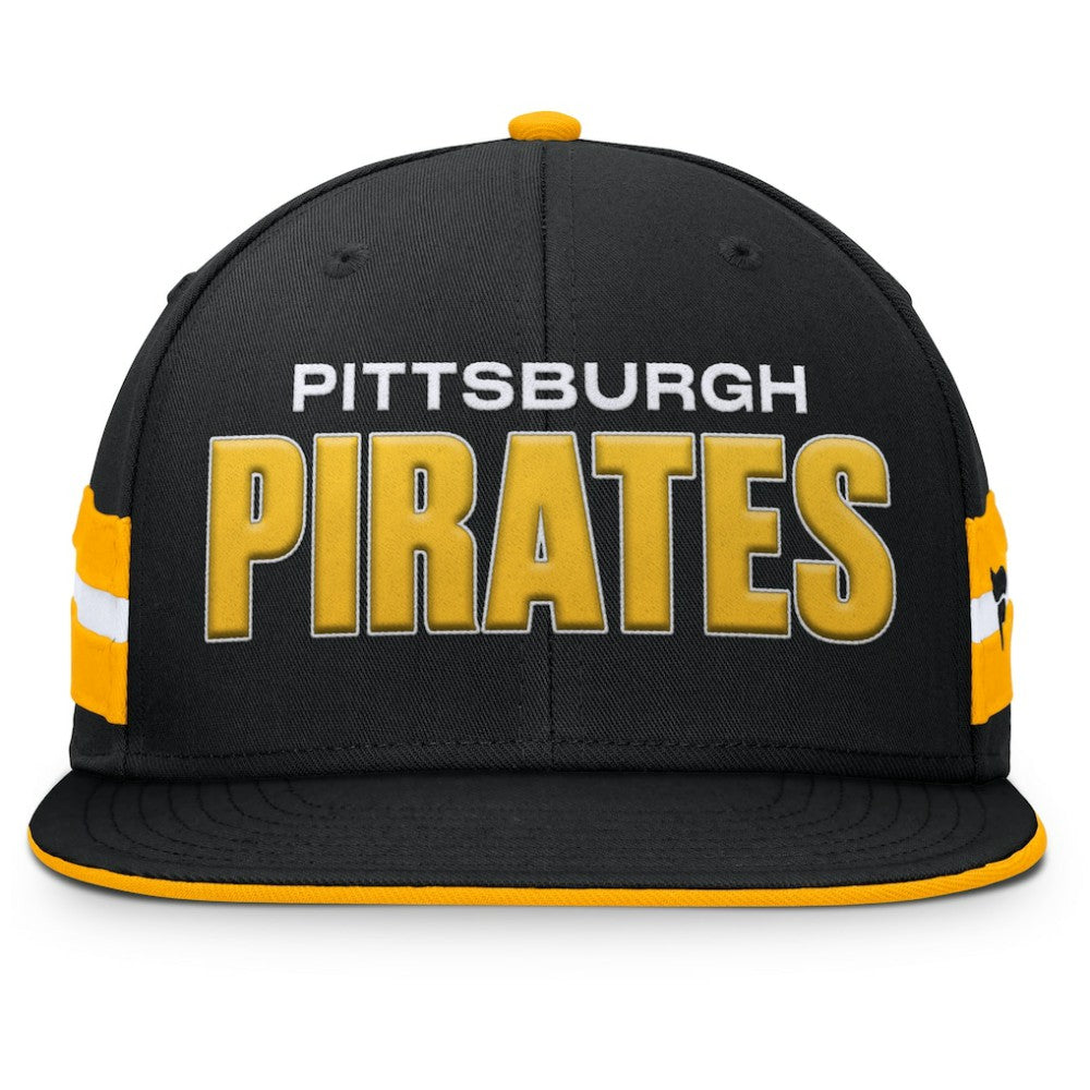 Pittsburgh Pirates Pick Off Fitted Hat - Black