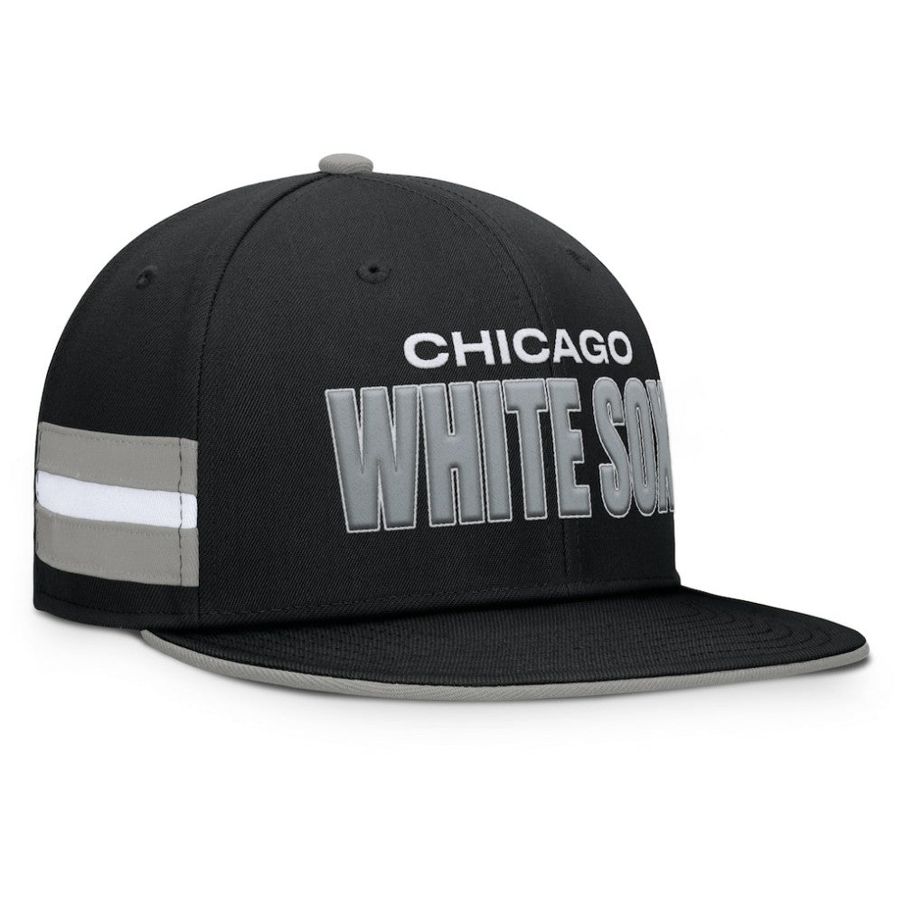 Chicago White Sox Pick Off Fitted Hat - Black