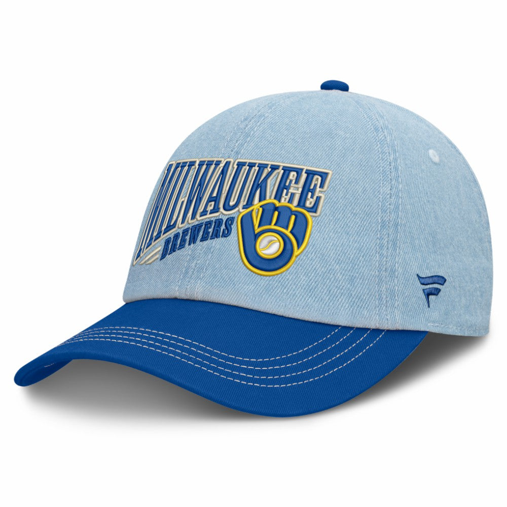Milwaukee Brewers Retire Adjustable Hat - Denim