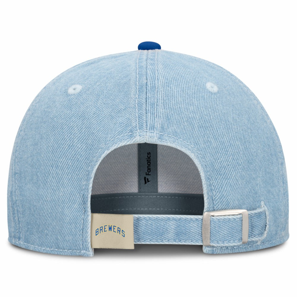 Milwaukee Brewers Retire Adjustable Hat - Denim