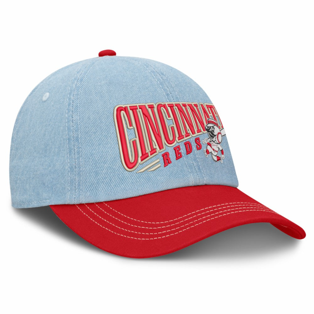 Cincinnati Reds Retire Adjustable Hat - Denim